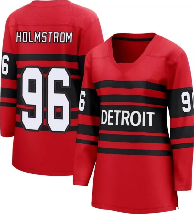 Women's Tomas Holmstrom Detroit Red Wings Special Edition 2.0 Jersey - Red Breakaway
