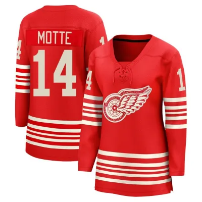 Women's Tyler Motte Detroit Red Wings Centennial Jersey - Red Breakaway