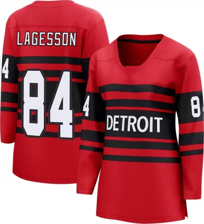 Women's William Lagesson Detroit Red Wings Special Edition 2.0 Jersey - Red Breakaway