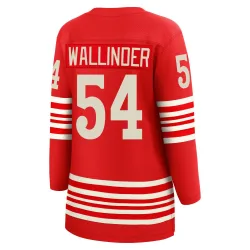 Women's William Wallinder Detroit Red Wings Centennial Jersey - Red Breakaway