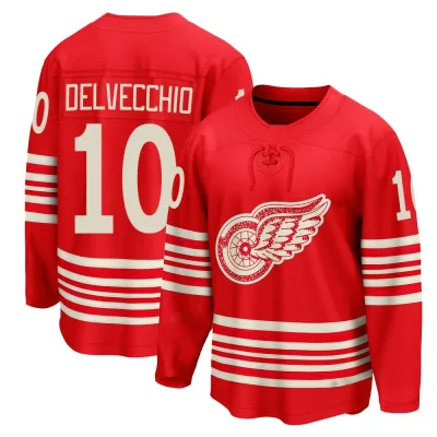 Youth Alex Delvecchio Detroit Red Wings Centennial Jersey - Red Breakaway