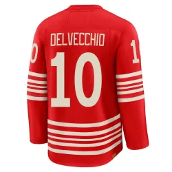 Youth Alex Delvecchio Detroit Red Wings Centennial Jersey - Red Premium