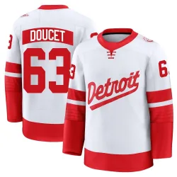 Youth Alexandre Doucet Detroit Red Wings 2025 Stadium Series Jersey - White Premium