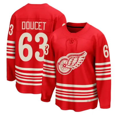 Youth Alexandre Doucet Detroit Red Wings Centennial Jersey - Red Breakaway
