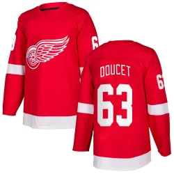 Youth Alexandre Doucet Detroit Red Wings Home Jersey - Red Authentic
