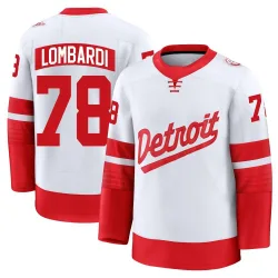 Youth Amadeus Lombardi Detroit Red Wings 2025 Stadium Series Jersey - White Premium