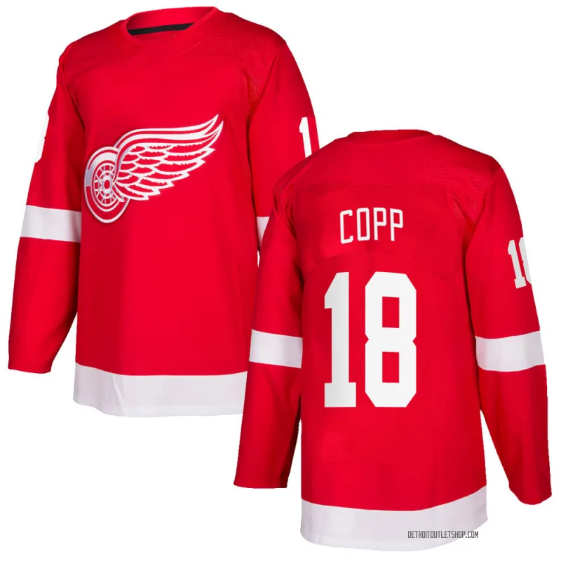 Youth Andrew Copp Detroit Red Wings Home Jersey - Red Authentic