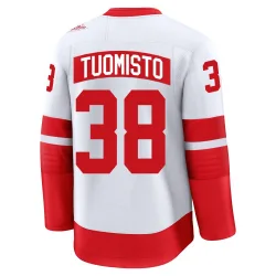 Youth Antti Tuomisto Detroit Red Wings 2025 Stadium Series Jersey - White Premium