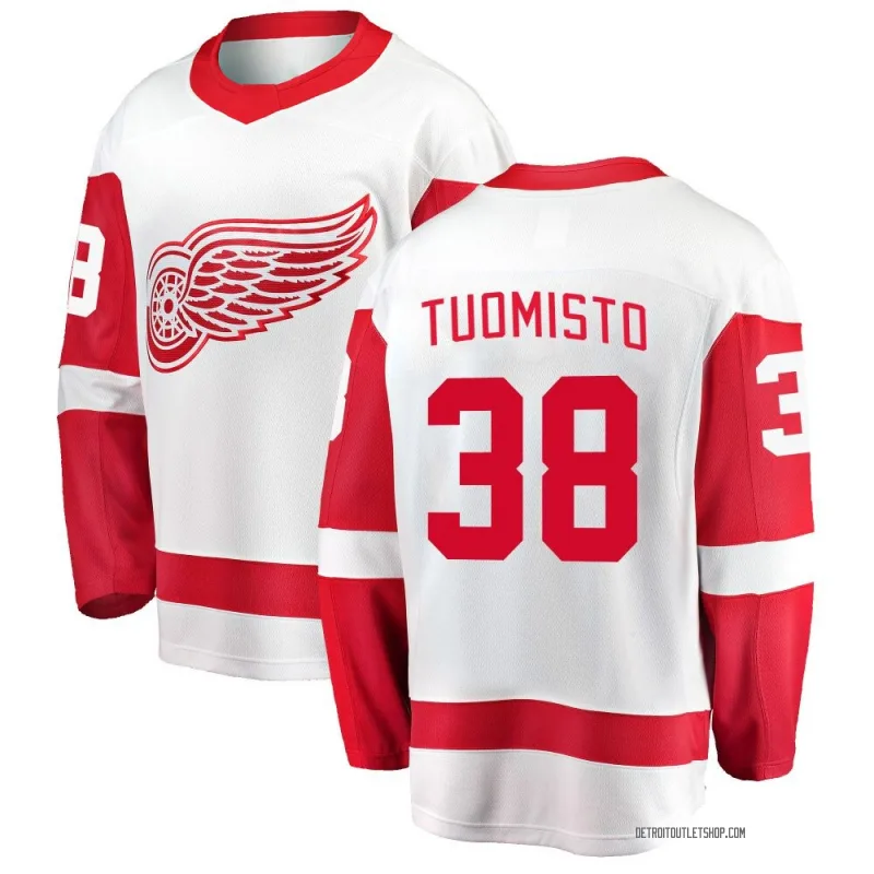 Youth Antti Tuomisto Detroit Red Wings Away Jersey - White Breakaway