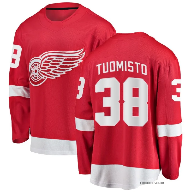 Youth Antti Tuomisto Detroit Red Wings Home Jersey - Red Breakaway