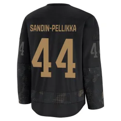 Youth Axel Sandin-Pellikka Detroit Red Wings 2024 Military Appreciation Practice Jersey - Black Premium