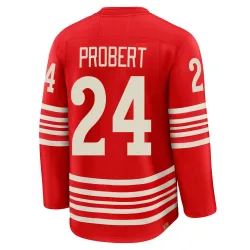 Youth Bob Probert Detroit Red Wings Centennial Jersey - Red Premium