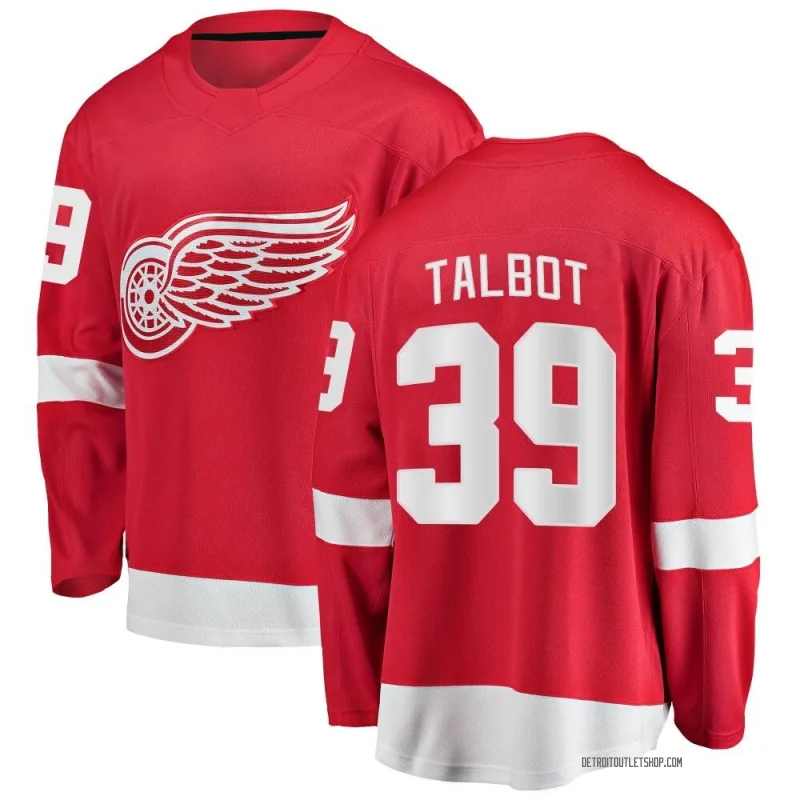 Youth Cam Talbot Detroit Red Wings Home Jersey - Red Breakaway