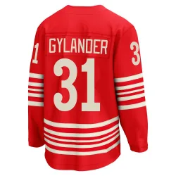 Youth Carter Gylander Detroit Red Wings Centennial Jersey - Red Breakaway