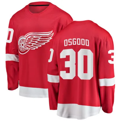 Youth Chris Osgood Detroit Red Wings Home Jersey - Red Breakaway