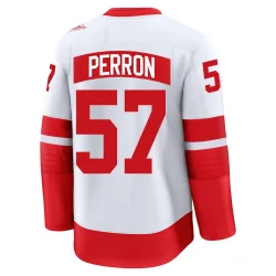 Youth David Perron Detroit Red Wings 2025 Stadium Series Jersey - White Premium