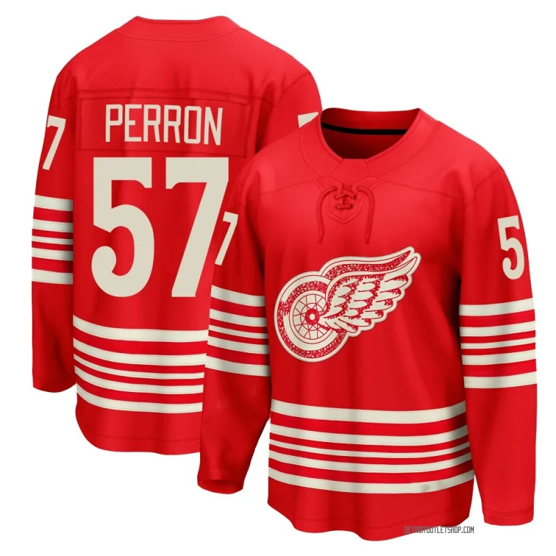 Youth David Perron Detroit Red Wings Centennial Jersey - Red Breakaway