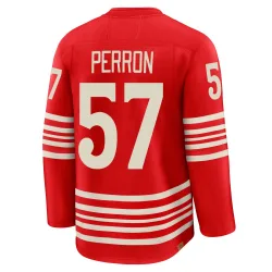 Youth David Perron Detroit Red Wings Centennial Jersey - Red Premium