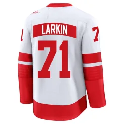 Youth Dylan Larkin Detroit Red Wings 2025 Stadium Series Jersey - White Premium