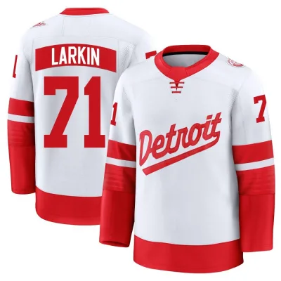 Youth Dylan Larkin Detroit Red Wings 2025 Stadium Series Jersey - White Premium