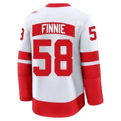 Youth Emmitt Finnie Detroit Red Wings 2025 Stadium Series Jersey - White Premium