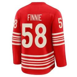 Youth Emmitt Finnie Detroit Red Wings Centennial Jersey - Red Premium