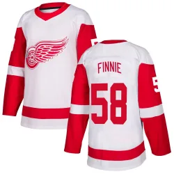 Youth Emmitt Finnie Detroit Red Wings Jersey - White Authentic