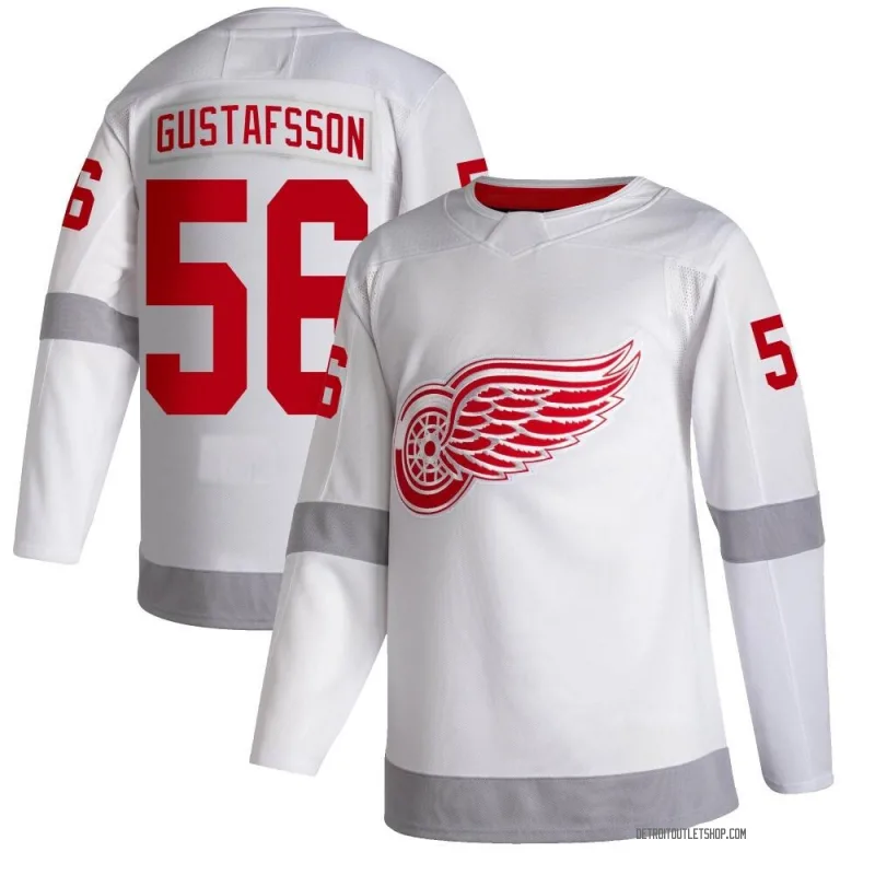 Youth Erik Gustafsson Detroit Red Wings 2020/21 Reverse Retro Jersey - White Authentic