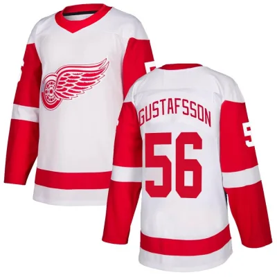 Youth Erik Gustafsson Detroit Red Wings Jersey - White Authentic
