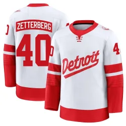 Youth Henrik Zetterberg Detroit Red Wings 2025 Stadium Series Jersey - White Premium