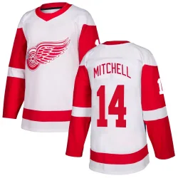 Youth Ian Mitchell Detroit Red Wings Jersey - White Authentic