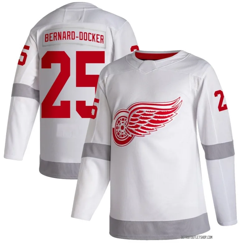 Youth Jacob Bernard-Docker Detroit Red Wings 2020/21 Reverse Retro Jersey - White Authentic