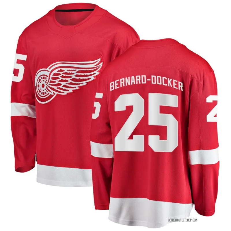 Youth Jacob Bernard-Docker Detroit Red Wings Home Jersey - Red Breakaway