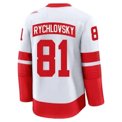 Youth Jakub Rychlovsky Detroit Red Wings 2025 Stadium Series Jersey - White Premium