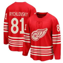 Youth Jakub Rychlovsky Detroit Red Wings Centennial Jersey - Red Breakaway