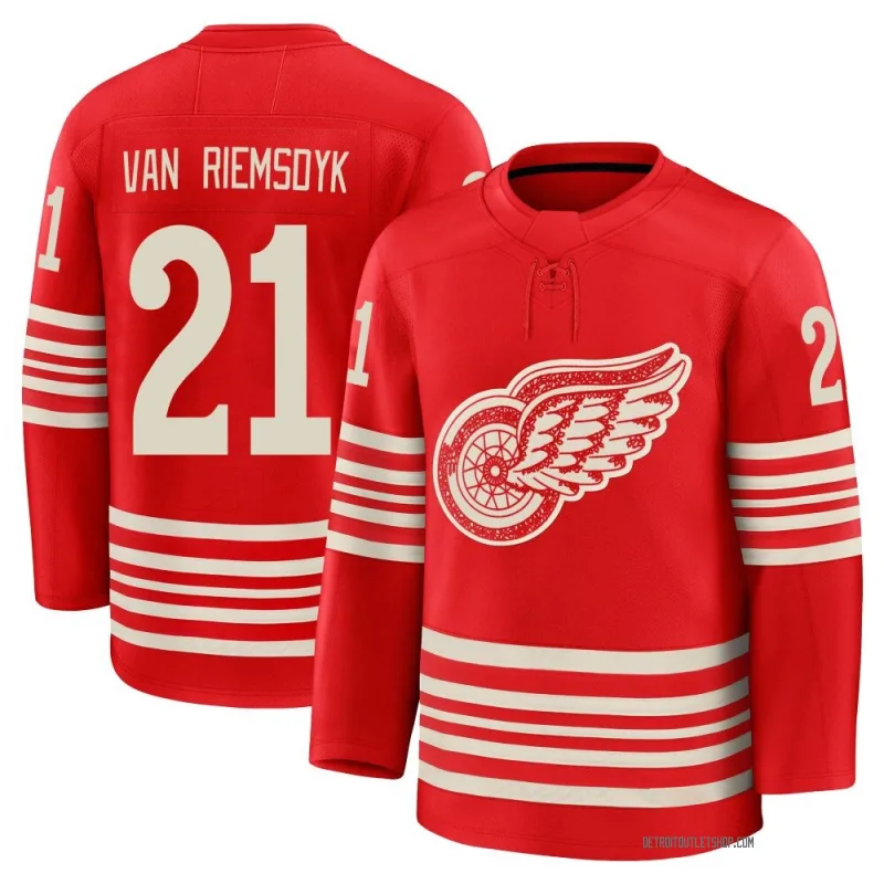 Youth James van Riemsdyk Detroit Red Wings Centennial Jersey - Red Premium