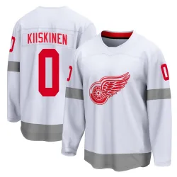 Youth Jesse Kiiskinen Detroit Red Wings 2020/21 Special Edition Jersey - White Breakaway