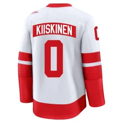 Youth Jesse Kiiskinen Detroit Red Wings 2025 Stadium Series Jersey - White Premium