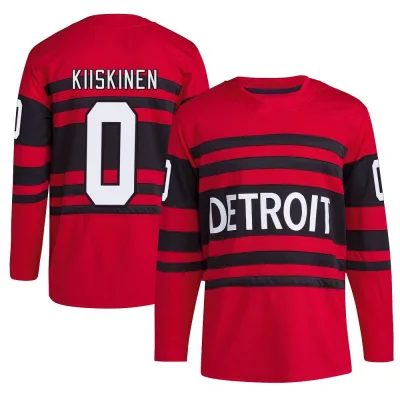 Youth Jesse Kiiskinen Detroit Red Wings Reverse Retro 2.0 Jersey - Red Authentic