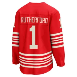 Youth Jim Rutherford Detroit Red Wings Centennial Jersey - Red Breakaway