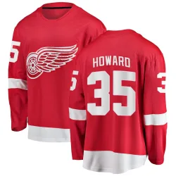 Youth Jimmy Howard Detroit Red Wings Home Jersey - Red Breakaway