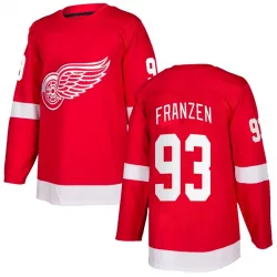 Youth Johan Franzen Detroit Red Wings Home Jersey - Red Authentic