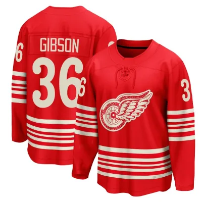 Youth John Gibson Detroit Red Wings Centennial Jersey - Red Breakaway