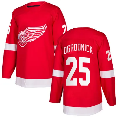 Youth John Ogrodnick Detroit Red Wings Home Jersey - Red Authentic