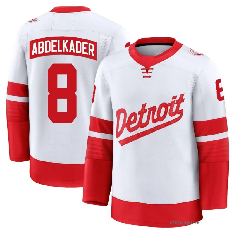 Youth Justin Abdelkader Detroit Red Wings 2025 Stadium Series Jersey - White Premium