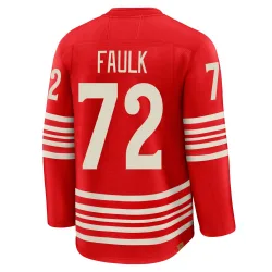 Youth Justin Faulk Detroit Red Wings Centennial Jersey - Red Premium