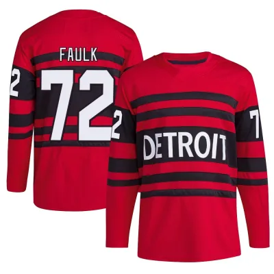 Youth Justin Faulk Detroit Red Wings Reverse Retro 2.0 Jersey - Red Authentic