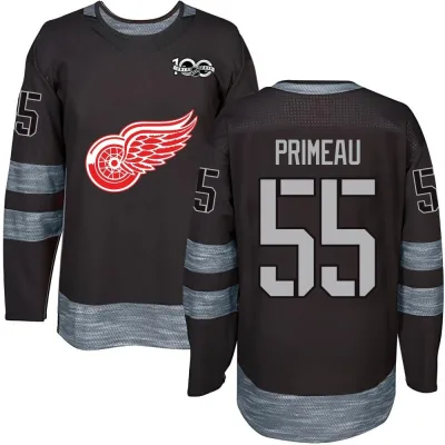 Youth Keith Primeau Detroit Red Wings 1917-2017 100th Anniversary Jersey - Black Authentic