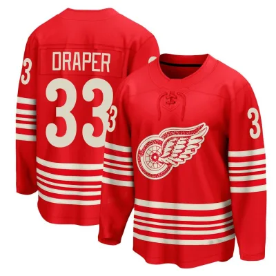 Youth Kris Draper Detroit Red Wings Centennial Jersey - Red Breakaway