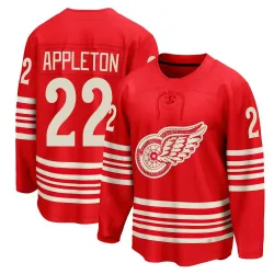 Youth Mason Appleton Detroit Red Wings Centennial Jersey - Red Breakaway